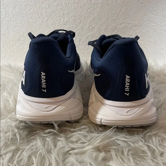 HOKA Men's ARAHI 7 (2E Width) M-1147870 OPC - OUTER SPACE/WHITE Wide Size 11 NEW - Picture 5 of 13